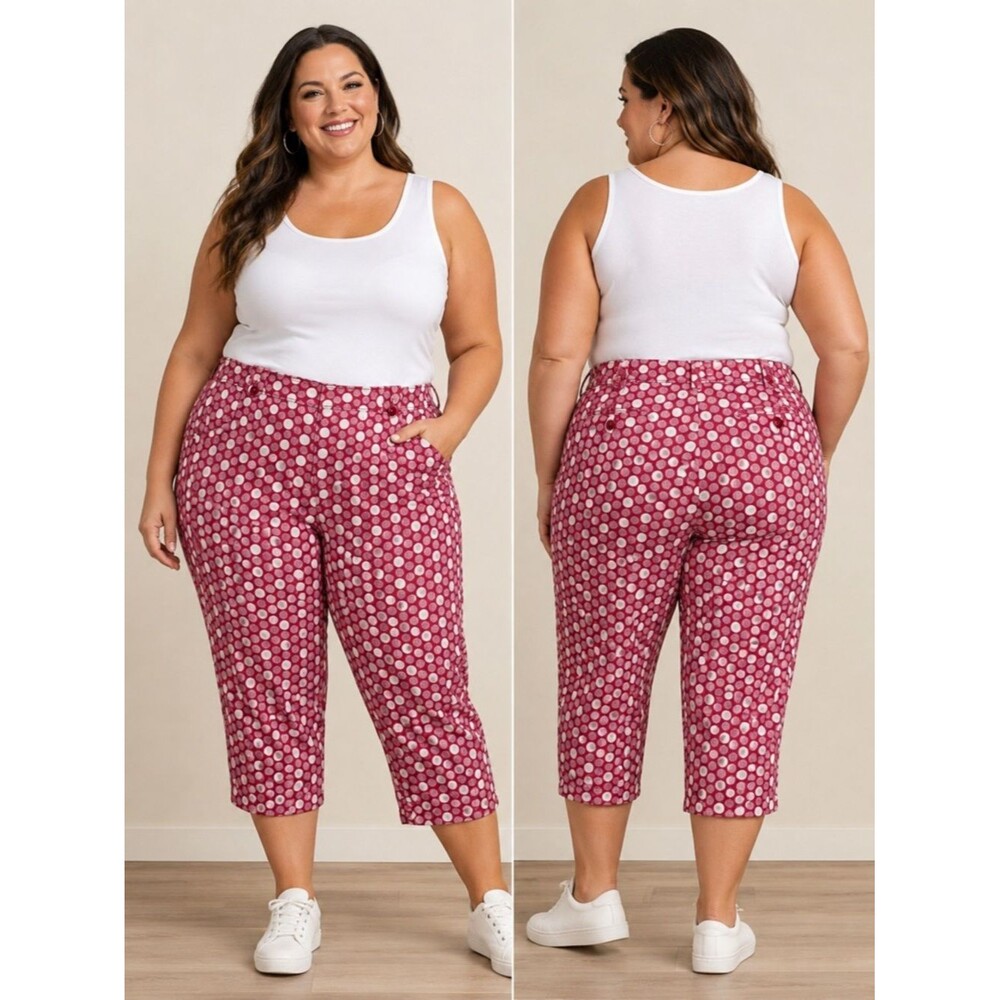 BODEN Women’s Polka Dot Capri Pants